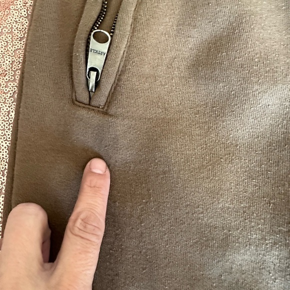 Men's Maison Article x Shoe Palace Heavyweight Fleece Sweat Pants small Brown - Picture 3 of 9